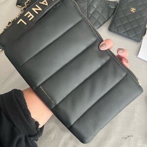Anine Bing Black Quilted Bag New